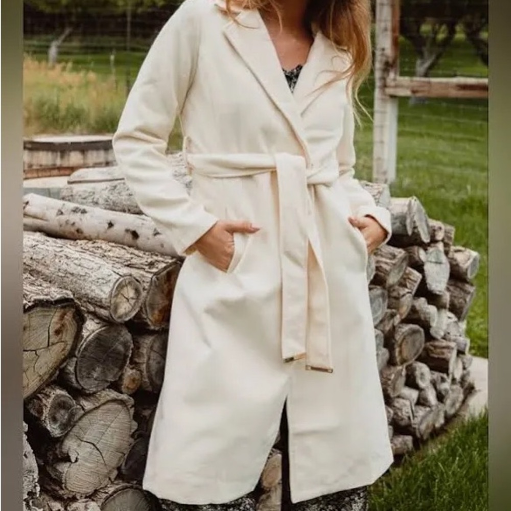 NWT Ivy City Co Sloane Coat in Cream